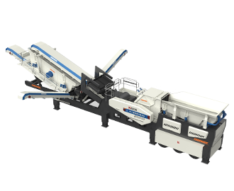 WLF轮胎式移动文化传媒筛分联合车