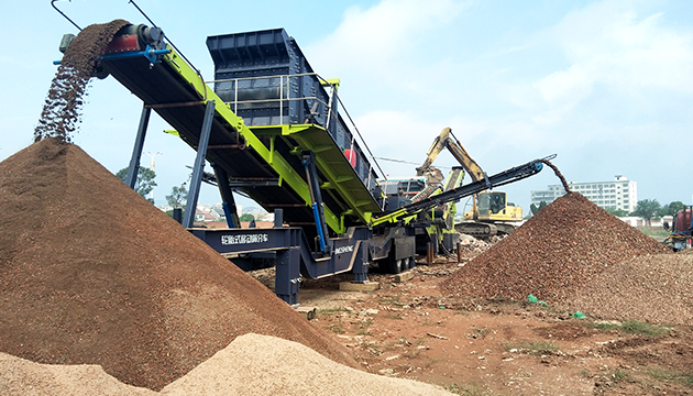 移动式建筑垃圾处理机器