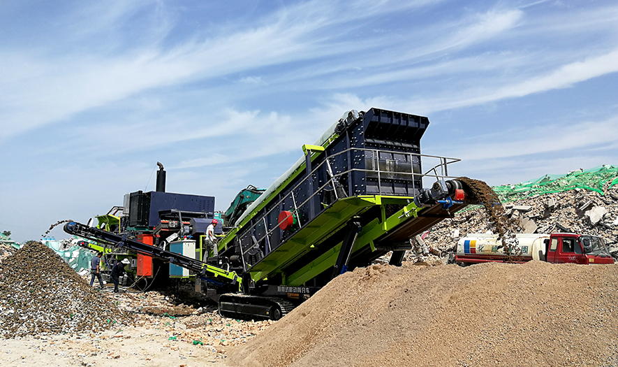 陕西省移动式建筑垃圾文化传媒生产线